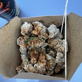 Taste Tea Cafe - Fried Spicy Chicken (Popcorn Chicken) - Taiwanese Near Me - Artesia, California Taste Tea Cafe - Fried Spicy Chicken (Popcorn Chicken) - Taiwanese Near Me - Artesia, California