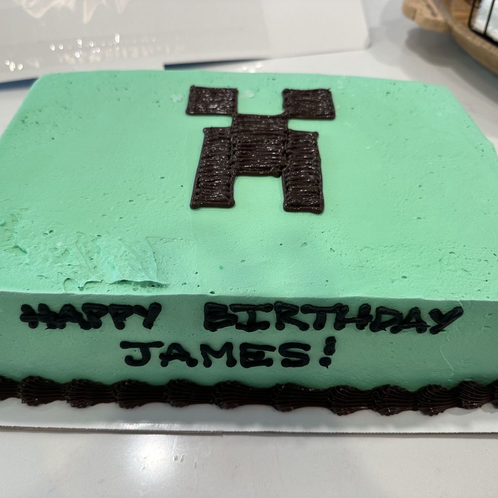 Minecraft creeper cake Minecraft creeper cake