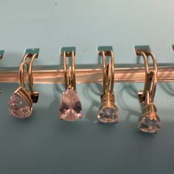 David Jewelers - 1st set is costume . 2nd set is what I received. I guess he tried his best and that's all I can ask for. But I want to correct my 1st