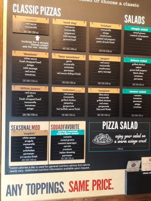 Menu photo 4 MOD Pizza Highlands Ranch, CO
