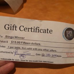 Free Bingo on Saturday