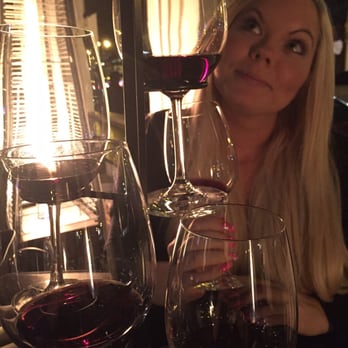 Crush & Brew - My daughter and her wine flight. - New American Near Me - Temecula, California