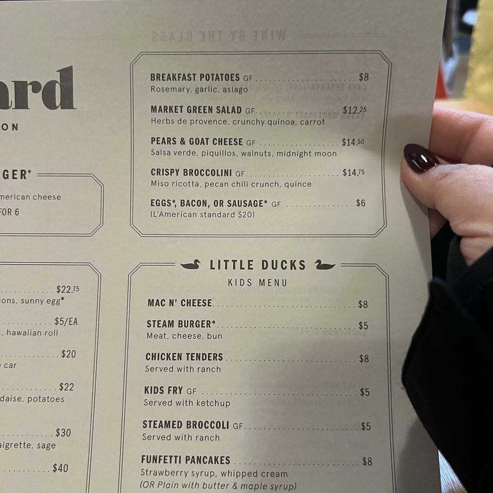 Canard - New American Near Me - Beaverton, Oregon