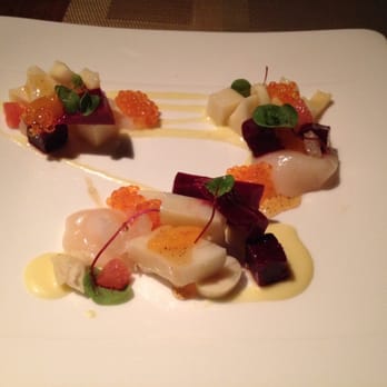 Madera - Beet palm salad - New American Near Me - Menlo Park, California