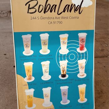 Bobaland - Menu - Bubble Tea Near Me - West Covina, California