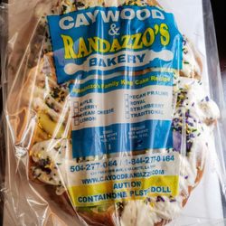 Caywood And Randazzo's Bakery - Cream Cheese filled King Cake