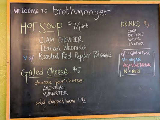 Menu photo 5 Brothmonger Pittsburgh, PA