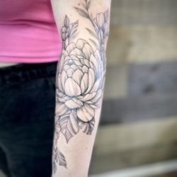 Gypsy Art House - Delicate black and grey done by @chanellecursed at Gypsy Art House