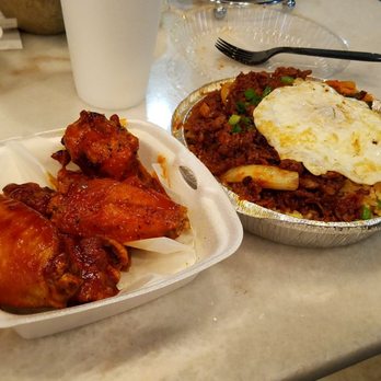 Chimac - Steak combo bowl with wings - Chicken Wings Near Me - Houston, Texas