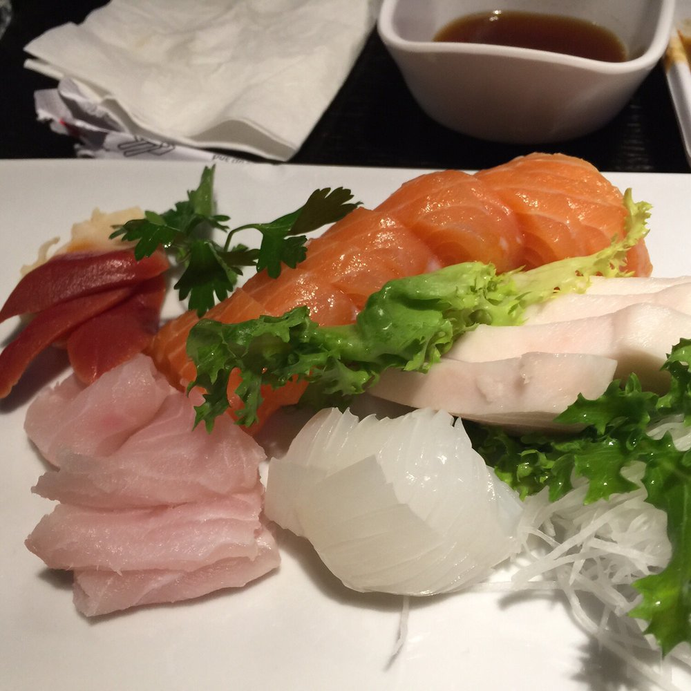 Sake Sushi - Sashimi - surf claim was chewy and not fresh, red snapper was mushy. - Sushi Bars Near Me - Vaughan, Ontario Sake Sushi - Sashimi - surf claim was chewy and not fresh, red snapper was mushy. - Sushi Bars Near Me - Vaughan, Ontario