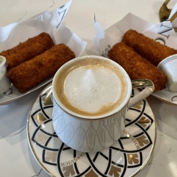 Sanguich - Cafe con Leche and Croquettas. - Cuban Near Me - Miami, Florida Sanguich - Cafe con Leche and Croquettas. - Cuban Near Me - Miami, Florida