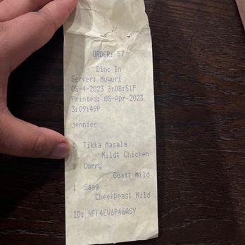 Muyuri Indian Bistro - The items ordered - Indian Near Me - Waterbury, Connecticut