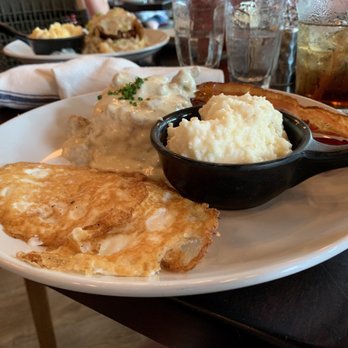 Grace & Grit - Their take on a traditional biscuit and gravy breakfast. - Southern Near Me - Mount Pleasant, South Carolina