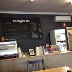 Hopes and Beans - Specials & coffee menu