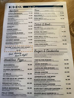 Menu photo 1 Oliver’s - Shoreview Shoreview, MN