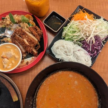 Laos Kitchen - Khao poon and combo #1 - Laotian Near Me - San Rafael, California