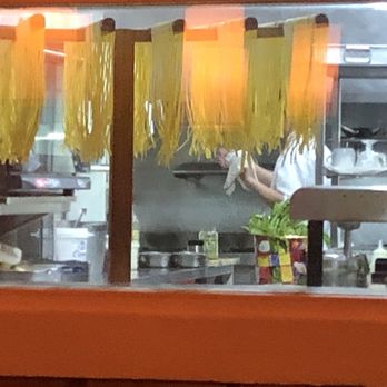 La Toscana - Fresh pasta hanging in the kitchen - Italian Near Me - Puerto Iguazú, C