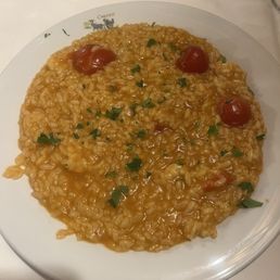Risotto con scampi Risotto con scampi