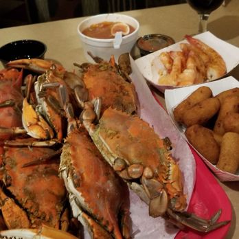 Avery's Maryland Grill - yessssss... Hush puppies, steam shrimp, crab soup, blue crabs. - Seafood Near Me - Frederick, Maryland Avery's Maryland Grill - yessssss... Hush puppies, steam shrimp, crab soup, blue crabs. - Seafood Near Me - Frederick, Maryland