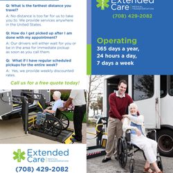 Extended Care Transportation - Frequently Asked Questions