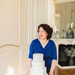 Perfect Pastry - Owner & Creative brain Nermina with her wedding cake