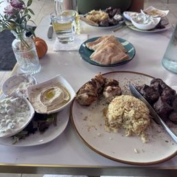 Double protein plate Double protein plate