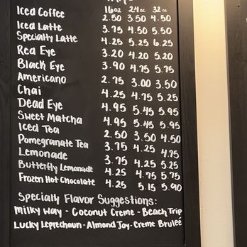 The Better Bean - a menu for cold drinks - Coffee & Tea Near Me - Monson, Massachusetts The Better Bean - a menu for cold drinks - Coffee & Tea Near Me - Monson, Massachusetts