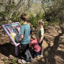 Jay B Starkey Wilderness Park - One of the pages along the children's hike.