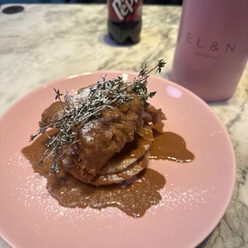 EL&N - Chicken in waffles. Dr Pepper was from a store. - Breakfast & Brunch Near Me