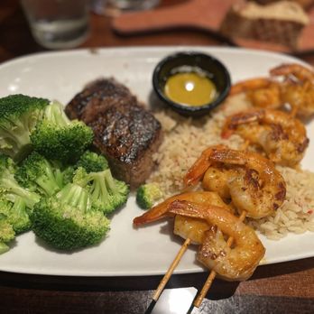 LongHorn Steakhouse - 6 6oz. Renegade Sirloin with 8ct. Redrock Grilled Shrimp - American Near Me - Orlando, Florida LongHorn Steakhouse - 6 6oz. Renegade Sirloin with 8ct. Redrock Grilled Shrimp - American Near Me - Orlando, Florida