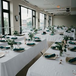 Our table setup at the Hairpin.