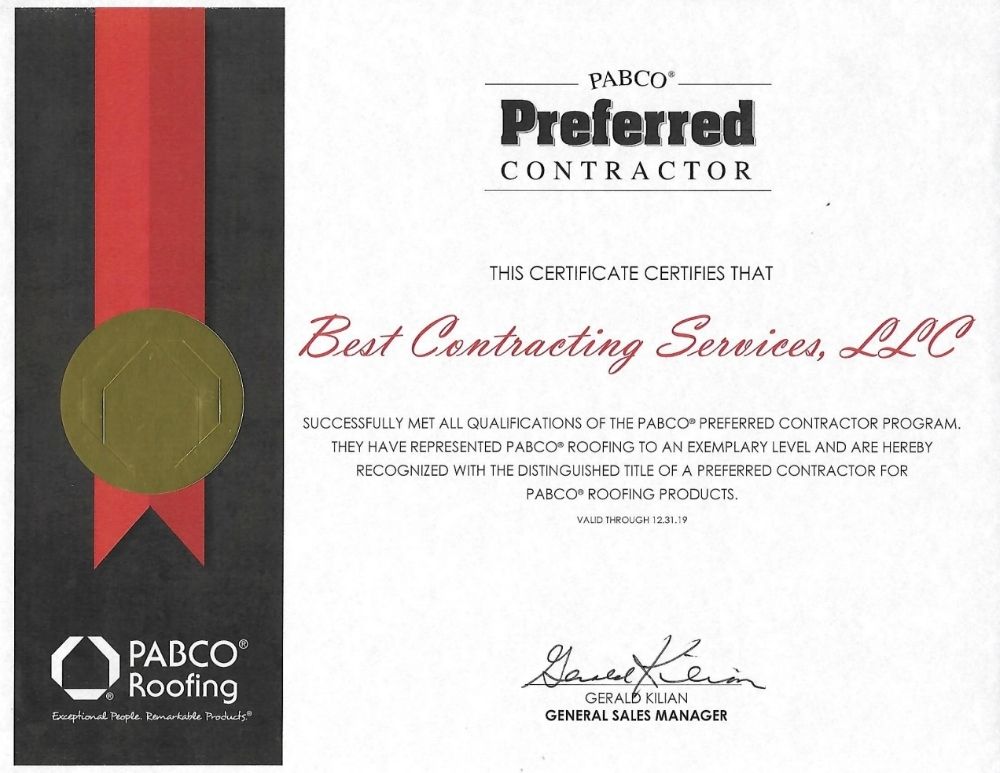 Slide of BEST Contracting Services