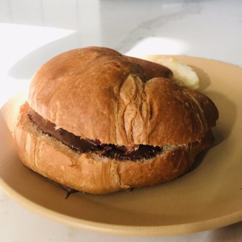 Klatch Coffee - Strawberry and Nutella Croissant - Cafes Near Me - Fontana, California