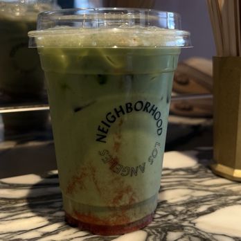 Neighborhood - Strawberry Matcha Latte - Coffee & Tea Near Me - Los Angeles, California Neighborhood - Strawberry Matcha Latte - Coffee & Tea Near Me - Los Angeles, California