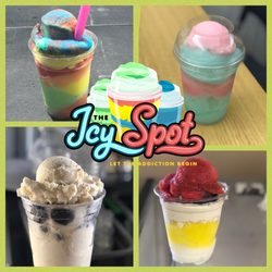 Variety of Italian Ice flavors to mix and match!