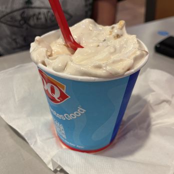 Dairy Queen Grill & Chill - Caramel toffee cookie blizzard. The cookie is gross. - Burgers Near Me - Moore, Oklahoma