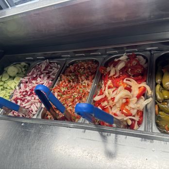 El Taco Veloz - Salsa and topping bar - Mexican Near Me - Westminster, Colorado