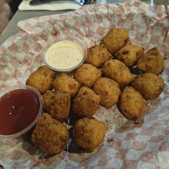 Baby Kay's Cajun Kitchen - Hush puppies - so good with that horseradish sauce - Cajun/Creole Near Me - Mesa, Arizona Baby Kay's Cajun Kitchen - Hush puppies - so good with that horseradish sauce - Cajun/Creole Near Me - Mesa, Arizona