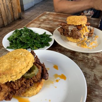Handsome Biscuit - The Nashville, seared greens and the Hella Fitzgerald - Breakfast & Brunch Near Me - Norfolk, Virginia Handsome Biscuit - The Nashville, seared greens and the Hella Fitzgerald - Breakfast & Brunch Near Me - Norfolk, Virginia