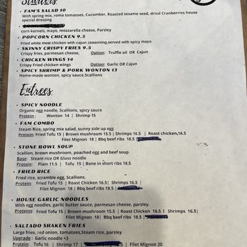 District 5 - Menu - Noodles Near Me - Lake Forest, California