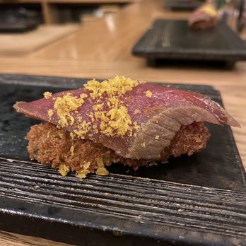 Sushi Lab Rooftop - Fried oyster and tuna with tarako - Japanese Near Me - New York, New York Sushi Lab Rooftop - Fried oyster and tuna with tarako - Japanese Near Me - New York, New York