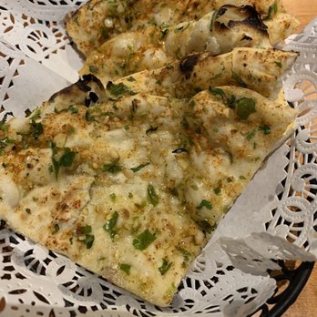 Monsoon Eclectic Modern Indian - Garlic chilli naan - Indian Near Me - Hampton, Virginia