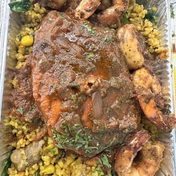 JS International Grill - Salmon and Dirty Rice - Caribbean Near Me - desoto, Texas JS International Grill - Salmon and Dirty Rice - Caribbean Near Me - desoto, Texas