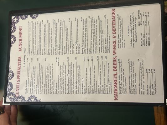 Menu photo 7 La Leona Mexican Restaurant Winnebago, IL