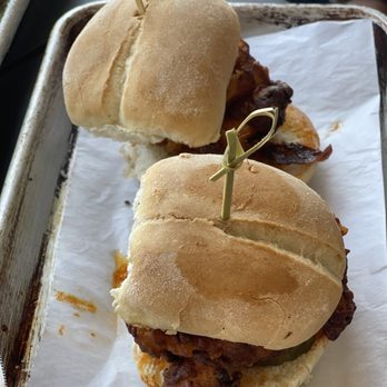 Refinery Jax Beach - Tennessee hot sliders (chicken) - Bars Near Me - Jacksonville Beach, Florida Refinery Jax Beach - Tennessee hot sliders (chicken) - Bars Near Me - Jacksonville Beach, Florida