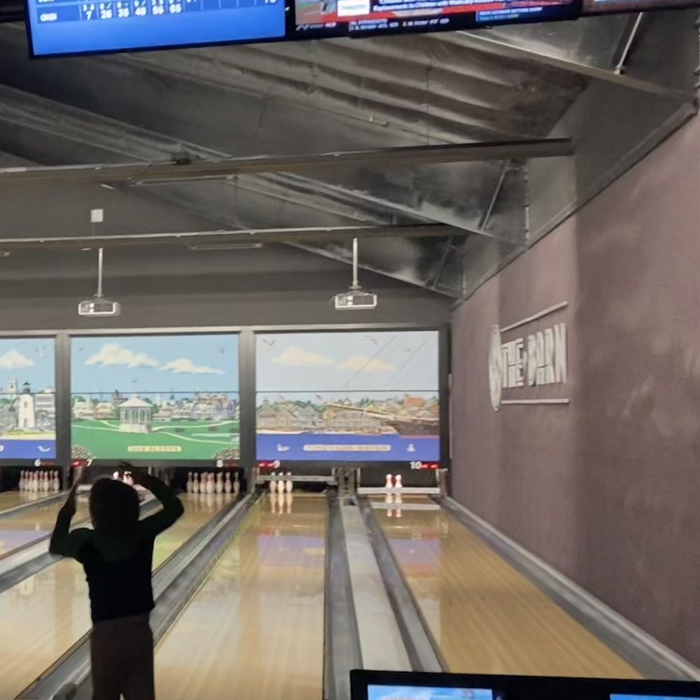 The Barn Bowl & Bistro - There is a good family atmosphere for bowling, and the servers are attentive. The Katama Colada was fabulous. - Bowling Near Me - Oak Bluffs, Massachusetts The Barn Bowl & Bistro - There is a good family atmosphere for bowling, and the servers are attentive. The Katama Colada was fabulous. - Bowling Near Me - Oak Bluffs, Massachusetts