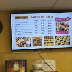Donut menu