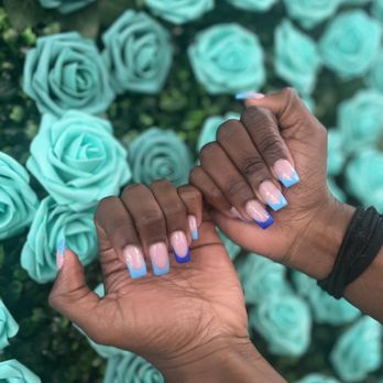 Luxe Nails and Spa - Perfect french - Nail Salons Near Me - Brentwood, California