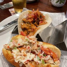 Lobster Roll and Taco Bell Lobster Roll and Taco Bell