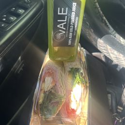 Wrap and juice Wrap and juice